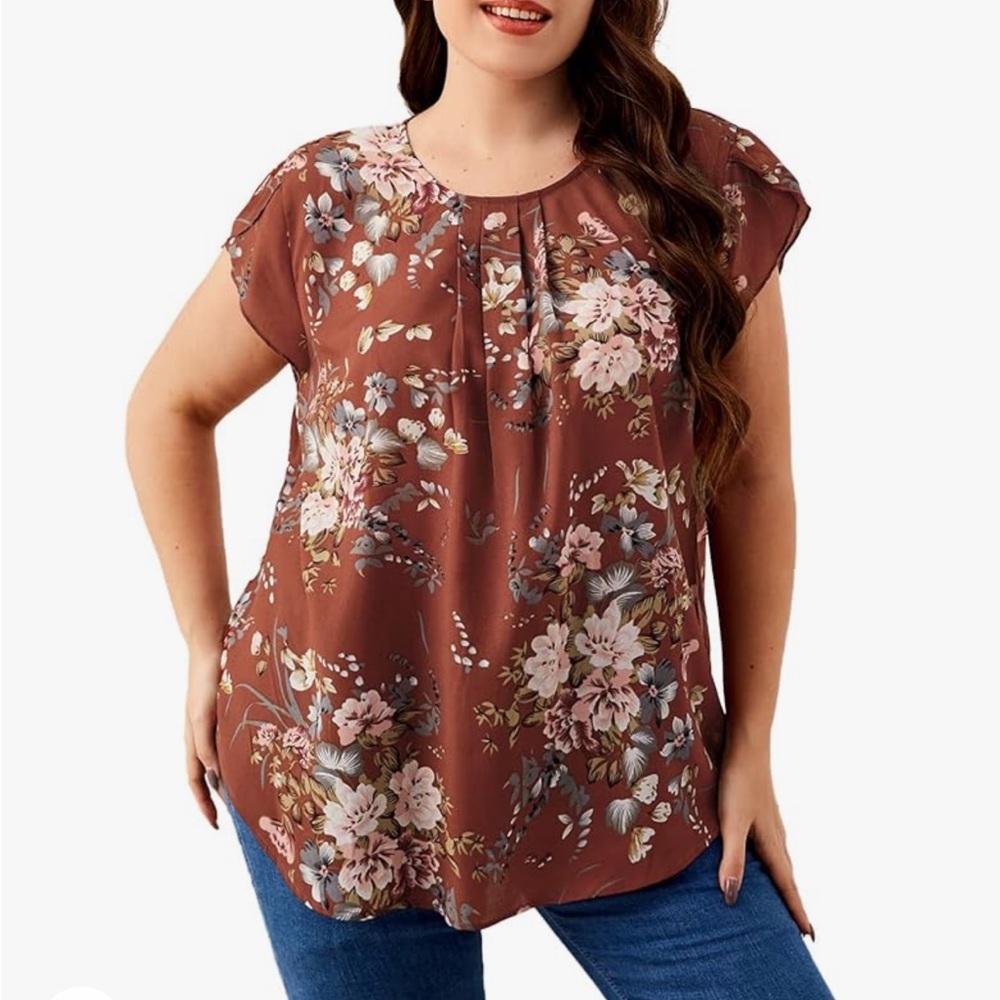 Floerns floral blouse
